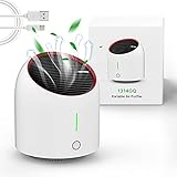 Luftreiniger Air Purifier mit Aktivkohlefilter,Leise Air Purifier für 99,97% Filterleistung,Luftreiniger Allergie für Raucherzimmer Wohung,Tragbarer Luftreiniger Gegen Staub,Rauch,Pollen T