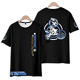 ASSSE Honkai Auswirkungen 3 3D Druck Schwarze Serie T Shirt Sommer Mode Harajuku Kurzarm Beliebte Spiel Streetwear Plus Größe Ostergeschenke Für Jungen Und Mädchen Geschenke Für Fans Von Animesp