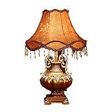 Harz Tischlampe Kunst Harz Tischlampen Wohnzimmer Große Tischleuchte Retro Kreative Villa Hotel Luxus Schreibtisch Lichter  LED Schreibtischlamp