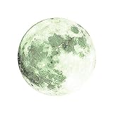 LPxdywlk Kinderzimmer Leuchtende Wandaufkleber Im Dunkeln Leuchten Stern Mond Aufkleber Set Schlafzimmer Dekoration Gelb