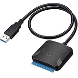 YiYunTE USB auf SATA Adapter USB 3.0 zu Sata Kabel für 2.5 3.5 Zoll Festplatten Laufwerke SSD HDD SATA I II III USB SATA Festplatten Konverter 3.5 Inch USB SATA Adapter für PC Laptop Unterstützt UAS