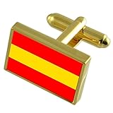Karlsruhe City Deutschland Gold Manschettenknöpfe graviert Box