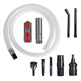 LANMU Mikro-Staubsauger-Zubehör-Set kompatibel mit Dyson V15 V11 V10 V8 V7 V6 Staubsauger, flexibler Verlängerungsschlauchadap