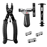 Ryaco Kettenwerkzeug Fahrrad Set, für 6-11 Fach Fahrradkette, Einfach zu bedienen, Perfekt für Rennrad,Mountainbike,Sportbike-Fahrrad Reparatur Werkzeug S