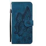 Hülle für Galaxy S8+ (S8 Plus) Lederhülle Flip Tasche Klappbar Handyhülle mit [Kartenfächer] [Ständer Funktion], Cover Schutzhülle für Samsung Galaxy S8+ /G955F - JYCY010172 B