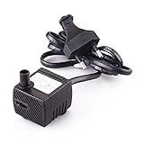Xatan Aquariumpumpe Zimmerbrunnen Mini Wasserpumpe Teichpumpe Brunnenpumpe (230L/H)
