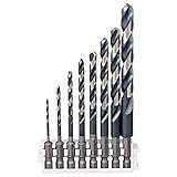 Bosch Professional 8tlg. Impact Control HSS Spiralbohrer Set (für Metall, Zubehör Schlagbohrmaschine)