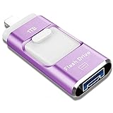 Sttarluk USB-Flash-Laufwerk, 1 TB, Fotostick, USB 3.0, für iPhone/iPad, externer Speicherstick, kompatibel mit iPad/iPod/Mac/Android/PC (1 TB, Violett)