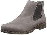 Rieker Z2194 Damen ChelseaBoot,Stiefel,Halbstiefel,Stiefelette,Bootie,Schlupfstiefel,flach,Grey,40 EU