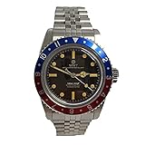 Walter Mitt Sea Diver Vintage Jubilee Automatik Schwarz Blau Rot Uhr H