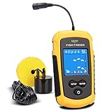 LUCKY Fishfinder Fischfinder 100M / 328ft Portable Angeln Sonar Sensor Verkabelt LCD Tiefe Finder E