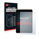 Savvies Panzerglas kompatibel mit Apple iPad Air 2 2014 - Echt-Glas, 9H Härte, Anti-Fingerp