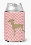 Caroline 's Treasures Italienisches Windspiel Schachbrett pink kann oder Flasche Hugger bb3614cc, kann Hugger,