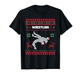 Wrestling Martial Art Lover Xmas Ugly Xmas Sweater Costume T-S