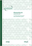 RNK 3160 - Kassenbuch mit 2 x 50 Blatt, heraustrennbare Belege, mit Durchschreibepapier, DIN A4