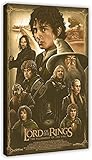 Leinwanddrucke Herr der Ringe Filmplakat Bild Wandkunst Moderne Leinwand Wohnkultur 50x75cm Ung