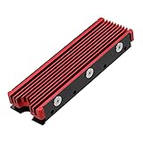 XTVTX NVMe-Kühlkörper für M.2 2280mm SSD doppelseitiges Kühldesign（rot）