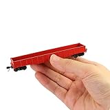YLHXYPP Dauerhaft 1 stück /2 Teile /3 stücke N Maßstab 53ft Low-Side Gondel Auto Rot 1:160 Offene Wagen Eisenbahn Modell Container Wagenfrachtauto C15014R Technischer Kunststoff (Color : 2pcs)