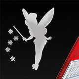 Hellweg Druckerei Auto Aufkleber Fee Tinkerbell Prinzessin Zubehör passend für Disney Fans Sticker Heckscheibenaufkleb