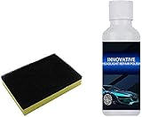 Gokame Headlight Repair Polish, Innovative Scheinwerfer-reparaturpolitur flüssig, Car Headlight Repair Fluid, Scheinwerfer Aufbereitung Set with Sponge (1pcs)
