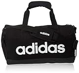 adidas Herren Linear Duffelbag, Black/Black/White, One S