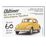 30x Einladungskarten zum Geburtstag Oldtimer Herbie - witzige Einladungskarten zum Geburtstag - Alter Käfer Einladungen zum Geburtstag 30er 40er 50er 60er 70er - Deine Einladung zum Geburtstag