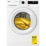 Zanussi ZWF922E4W2 Waschmaschine, Frontlader, 9 kg/1.200 U/min, Inverter-Motor, Schnell- und Allergieprogramm, geringer Start, Bügeln, weiche Trommel, LCD-Bedienfeld, Weiß D