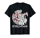 Schildmaid Kriegerin Lagertha Vikinger Wikinger Germanen T-S