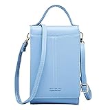 kleine Umhängetasche, Kunstleder, Schulter-Handytasche für Damen, passend für iPhone X, 8, 7 Plus, 6S, 6, 5S, 5C, Samsung Galaxy S8+, S7, S6, Edge, S5 Cross-Body-Bag