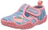 Playshoes Mädchen Aqua-Schuh Krebs Laufschuh, blau/rosa, 24/25 EU