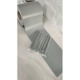 YJFENG 19cm Breite PVC-Streifen, Sichtschutz Für Gartenzaun, Undurchsichtig wasserdichte Wetterfeste Barriere, Dekorativ Für Balkonterrassen, Innenhöfe (Farbe : Grau, Größe : 75m)