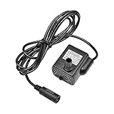 ZRYYD DC 12V-1020 DC 5V-1020 Mini USB-Wasserpumpe 200l / h 3W bürstenloser Tauchmotor-Solarpumpe für Aquarien Fischtankbrunnen (Color : DC 12V 1020)