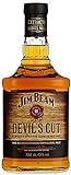 Jim Beam Devil's Cut Kentucky Straight Bourbon Whiskey, robuster Geschmack mit intensiven Eichen- und Vanillenoten, 45% Vol, 1 x 0,7