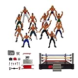PLMKO Wrestling-Ring-Set, Wrestling-Szene, Gladiatoren-Ornamente, zusammengebaut, Kinder-Modell-Spielzeug