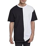 Urban s Herren Oversize Harlequin Regular Fit T-Shirt, blk/wht, L