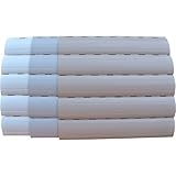 5 x 2 Meter PVC Rollladenlamelle Profil Rolladenlamelle Maxi 52mm Farbe: G