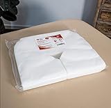 Zen Premium Einweg-Auflagen (300 Stück) für die Kopfstütze von Massage-Liegen- 41 cm x 31 cm, Nasenschlitz-Tücher aus weichem Vlies, für alle Kosmetik-Tische und Therapie-Bänk