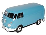 Motormax Volkwagen T1 Blau Kasten Samba Bully Bus 1950-1967 1/24 Modell Auto mit individiuellem Wunschk