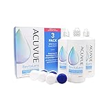 ACUVUE RevitaLens MPDS – Pflegemittel & Reiniger für weiche Kontaktlinsen mit antimikrobieller Wirkung – Wirkt mehr als 16 Stunden – 3 x 360 ml Kombilösung