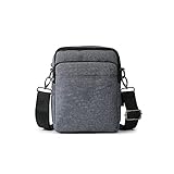 BBGSFDC Umhängetaschen von Messenger Bag Herren Umhängetaschen Crossbody Bag USB Port Forwater- Resistent Oxford Reisetaschen Reißverschluss Gürteltasche M