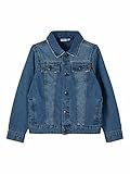 NAME IT Jungen Nkmtpims DNM 2466 Jacket Noos Jacke, Medium Blue Denim, 128