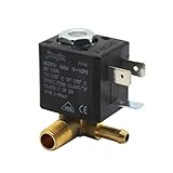 Das elektromagnetische Ventil JYZ-4P Öffner Cannula 3mm N/C 2/2 Way AC G1 / 8' Messing Dampf-Luft-Generator-Wasser-Magnetventil Kaffeemaschine Industrieb