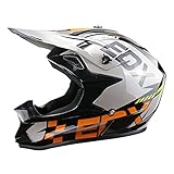 Integral-Motorradhelm mit EOX-Muster, Motocross-Motorradhelm für Erwachsene, Mit Maske, Schutzbrille, Handschuhen, Netztaschen und Schlüsselanhäng
