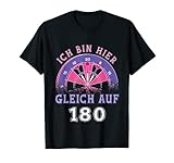 Dart Spieler lustiger Spruch T-S