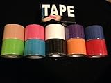 Epic MMA Gear Kinesiologie-Tape, 5,1 cm B x 42,9 cm L (schwarz)