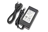 vhbw Netzteil kompatibel mit Sony Playstation 2 & PS2 Slim Line SCPH-7xxxx Modelle: 70004, 75004, 77004-220V Netzkabel mit Rundstecker 48W (8.5V/5.6A)