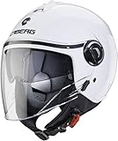 Caberg Unisex Riviera V4 Jethelm, weiß, XL (61/62)