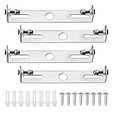 4 Stück Deckenleuchte Halterung, 105 mm Decke Pendelleuchte Halterung mit Schrauben Mutter und Dübel, Rose Plattenhalterung mit Zubehör, für Kronleuchter, Beleuchtung, Aufhängung, Lamp