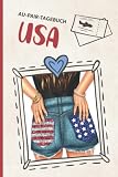 Au Pair Amerika Hardcover: Gebundenes Reisetagebuch für mein Auslandsjahr USA ein Reisejournal als Au Pair Geschenk zum Ausfüllen und Selber schreiben fü