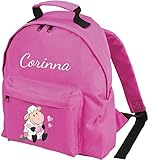 Mein Zwergenland Kindergartenrucksack Classic mit Name Schaf, 8L, R